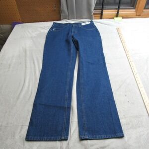 Carhartt Work Jeans Mens 30x32 Dark Wash Denim Zip Fly Relaxed Straight NEW